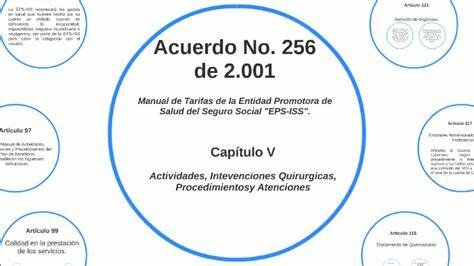 Acuerdo No. 256 de 2001