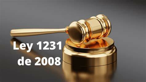 Ley 1231 de 2008
