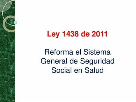 Ley 1438 de 2011
