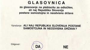 Plebiscit o osamosvojitvi