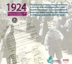 Declaración de Ginebra sobre los derechos del niño (1924)