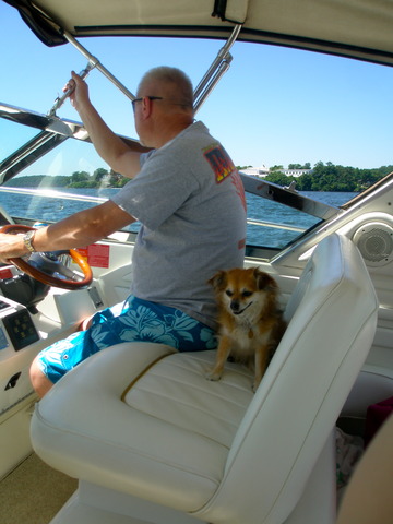 I got my dog. Her name is Tia