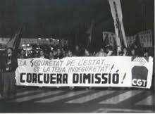 Aprobación de la Ley Corcuera.