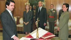 Posesión como presidente del Gobierno Aznar