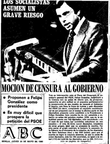 Moción de censura del PSOE