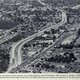Aerial photo of new freeway and old highway south end of sr  calif hwys 1948