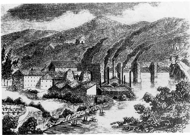 Boluetako Santa Ana fabrikaren sorrera