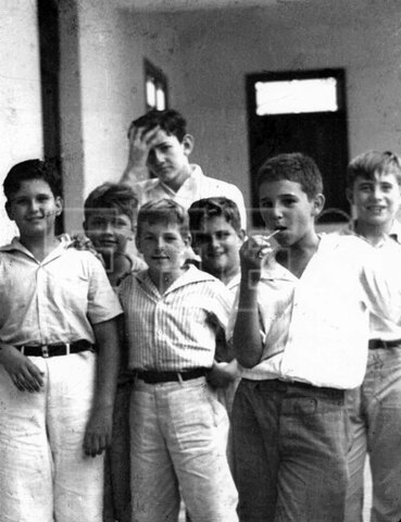 Fidel ingresa en el colegio de Dolores