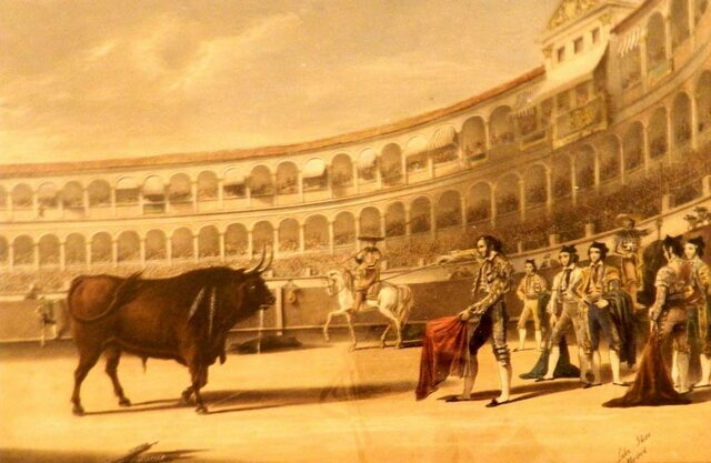 Se desarrolla el arte de los toros.