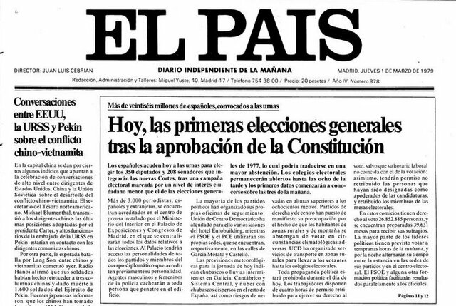 Elecciones generales del 1 de Marzo