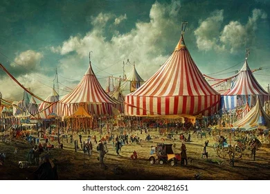 EL NACIMIENTO DE LOS CIRCOS CON LONA