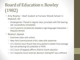 Board of Ed. VS. Rowley