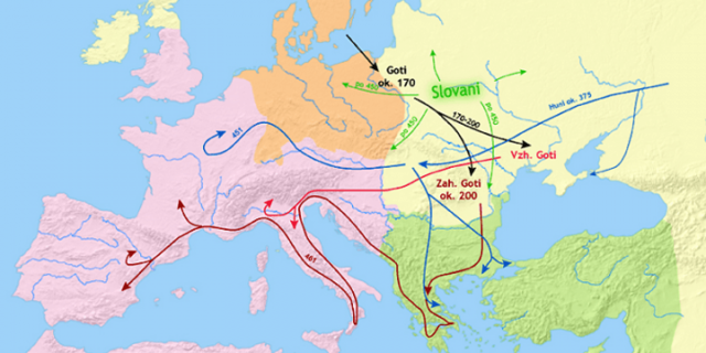 Naselitev slovanov v vzhodne Alpe