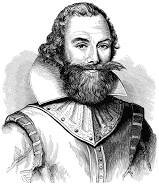 The Jamestown settlement is founded by John Smith.