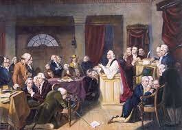 The First Continental Congress is held. The British government imposes the Intolerable Acts on the colonies.