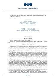 Declaración del 2006 como Año de la Memoria Histórica
