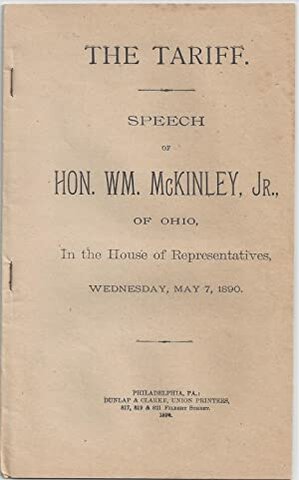 McKinley Tariff Of 1890