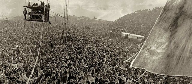 The Rolling Stones host the Altamont music festival