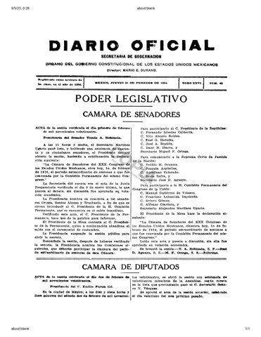 Ley del 21 de febrero de 1924 y su reglamento