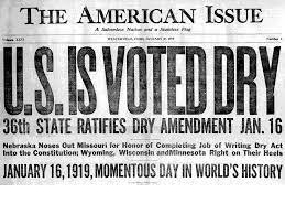 U.S. Ratifies the Dry Amendment
