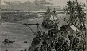 The first settlers arrive in Georgia