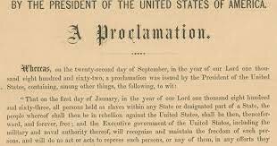 The Emancipation Proclamation