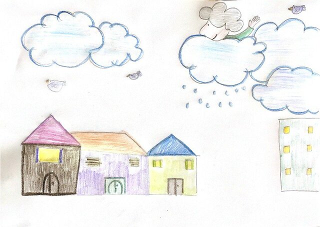 L'OMINO DELLA PIOGGIA VIVEVA SULLE NUVOLE