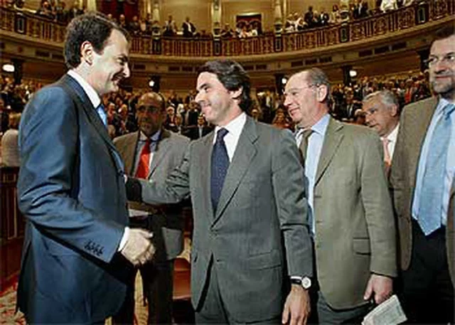 Investidura como presidente de Zapatero