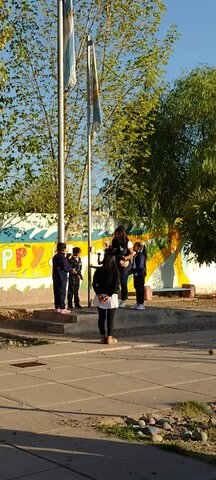 Primer izamiento de banderas 2023