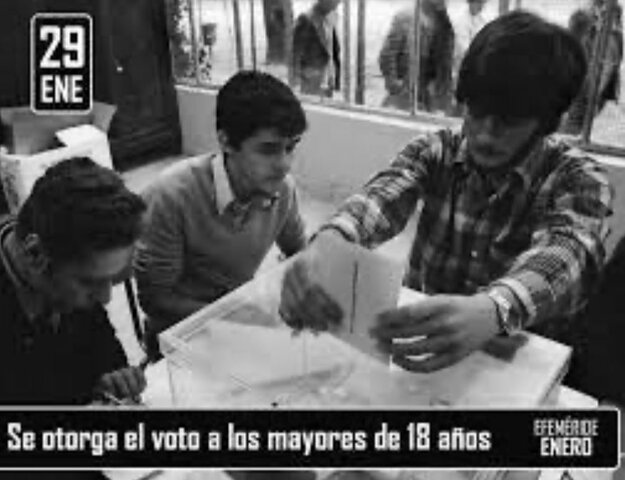 Se declaró electores a los jóvenes a partir de los 18 años de edad