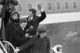 The Beatles arrive in the United States