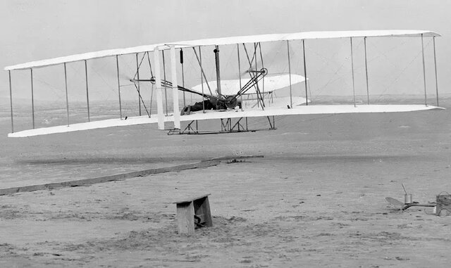 First powered airplane