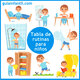 Tabla rutinas ninos