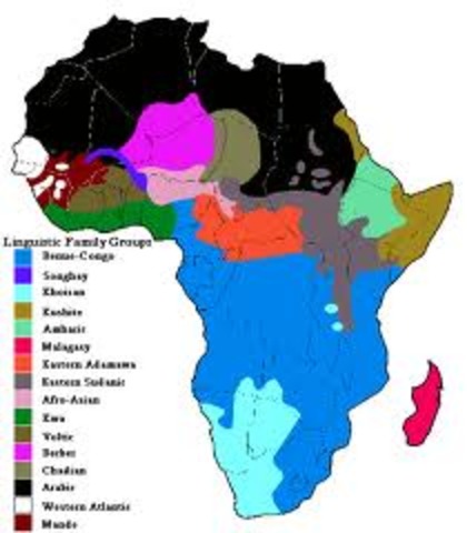 Distribution of African Languages (ethnic distribution dimension)