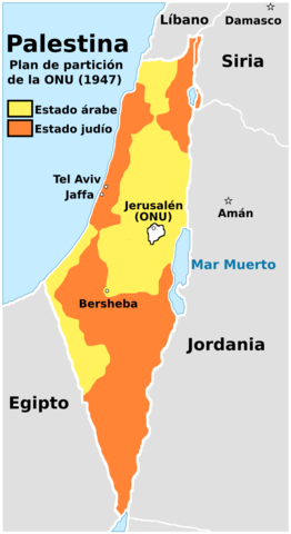 ONU divideix un territori de Palestina