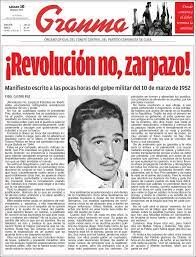 "Revolución no, zarpazo"