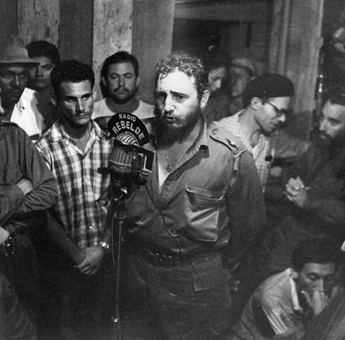 Primera intervención de Fidel en Radio Rebelde