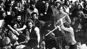 The Rolling Stones host the Altamont music festival