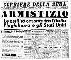 l'armistizio italiano