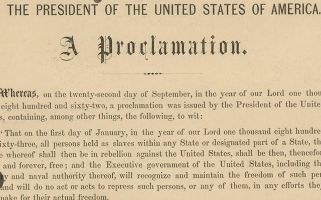 Emancipation Proclamation