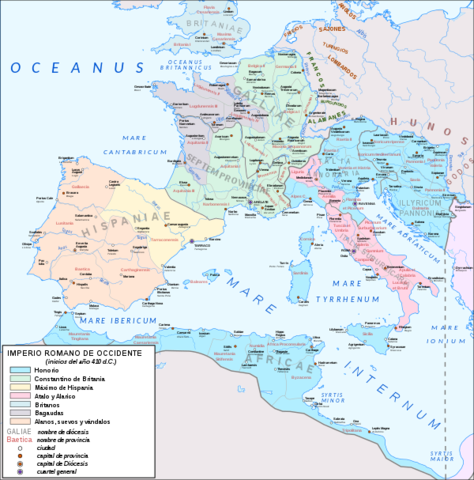 Caída del IR de Occidente