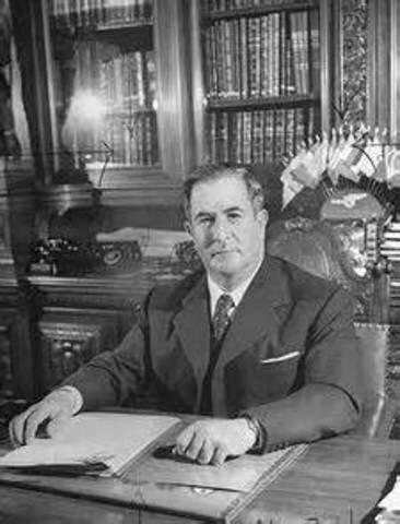 Fin de la presidencia de Manuel avila Camacho.