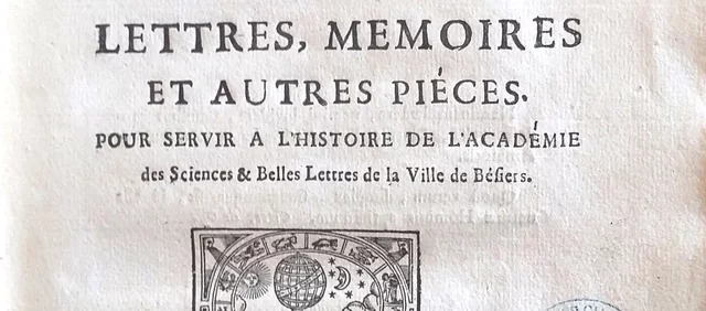 Nicole-Reine Lepaute est nommée par l’Académie Royale de Béziers "membre associé".