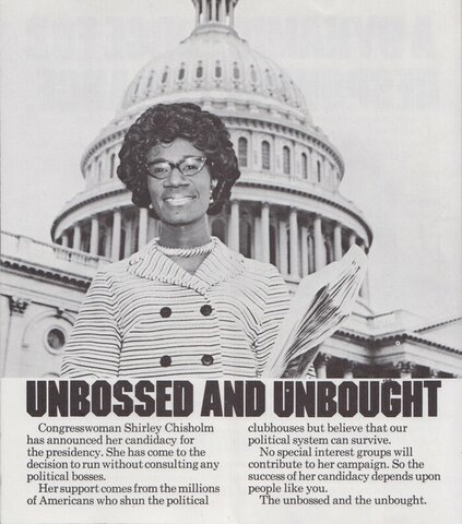 Shirley Chisholm’s Presidential Campaign (Achievement)