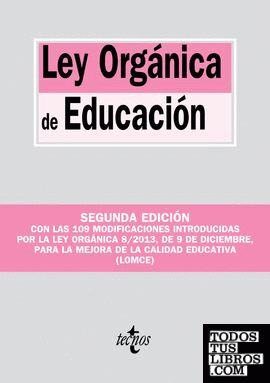 Ley orgánica de calidad de la Educación (LOCE)