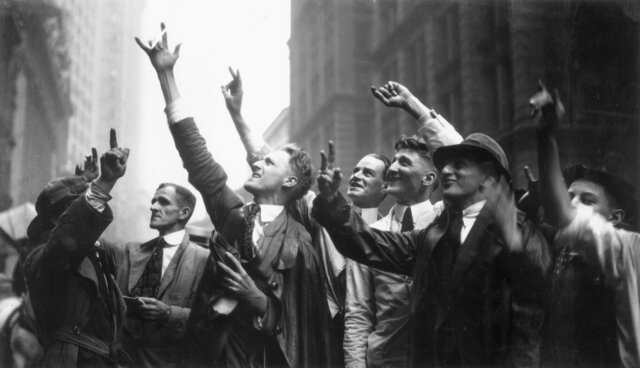 The economic activity from the Roaring Twenties reached its peak.