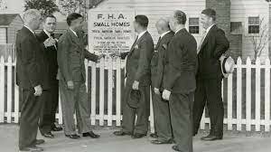 The Federal Housing Administration provided federal mortgage insurance.