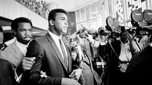 Boxer Muhammed Ali refuses military service