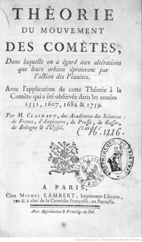 Ta théorie de comètes