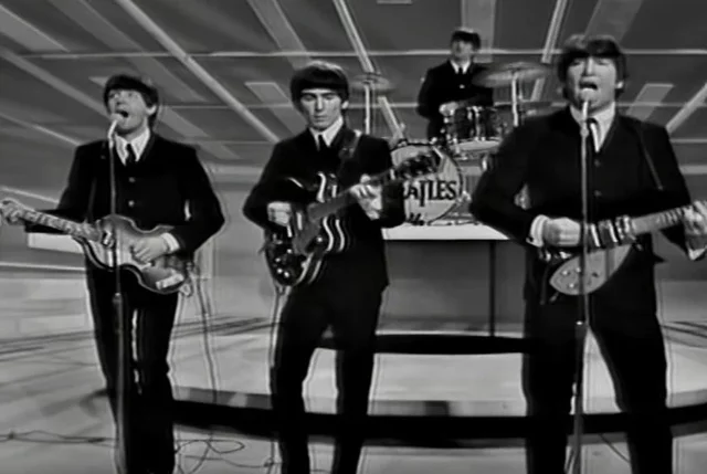 The Beatles appear on Ed Sullivan